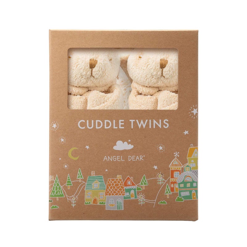 Angel Dear - Beige Bunny, Cuddle Twins Set - Image 1